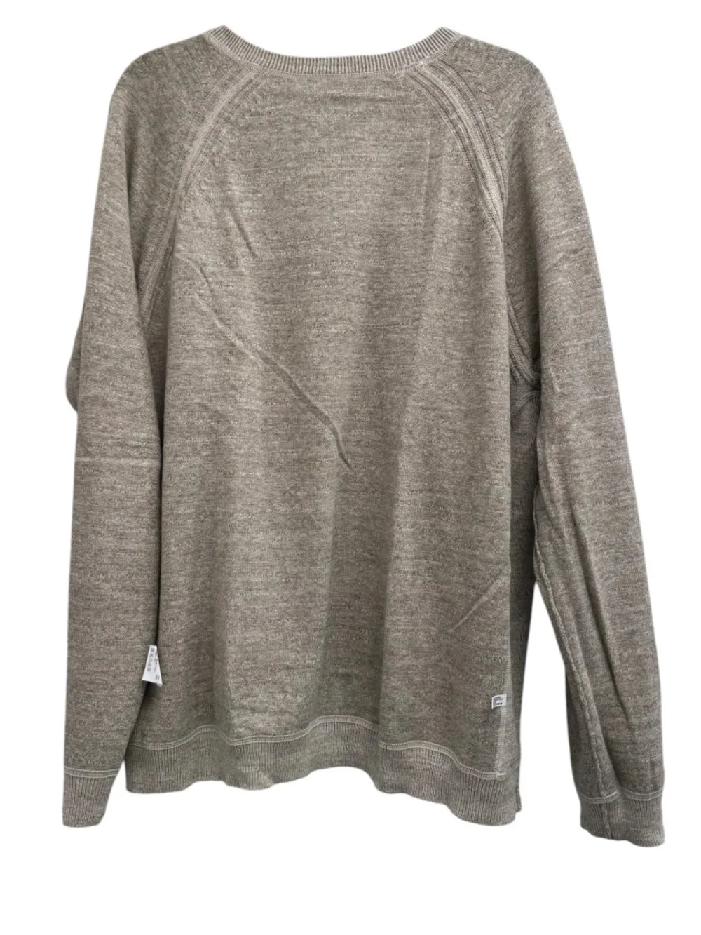 TOMMY BAHAMA BEIGE/OATMEAL SANDY BAY REVERSIBLE CREWNECK PULLOVER KNIT SWEATER